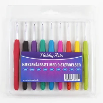 HobbyArts Hæklenålesæt 9 str.